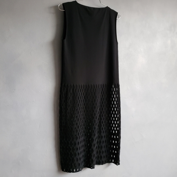 WOLFORD BLACK TANK DRESS LAZER-CUT SIZE XS, S - Picture 5 of 14